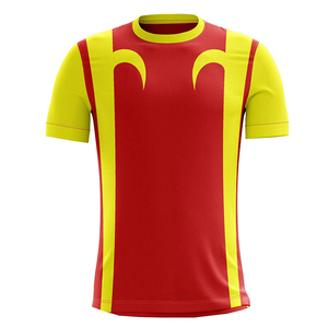 Maillot de football pour homme à séchage rapide, respirant, imprimé numériquement, col en V, numéros d'équipe courts, 100% polyester, toutes saisons - Product Image 1