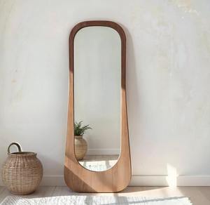 Elegant Art Deco Handmade Wooden <b>Wall</b> <b>Mirror</b> for Bedroom and Dressing Room - Product Image 4