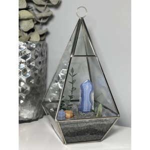 Hot Selling Reasonable Price <b>Clear</b> Glass Modern Luxury Black Terrarium With Brass Border New Arrival Terrarium for Home Decorate - Product Image 2