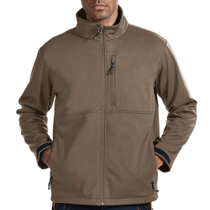 เสื้อแจ็คเก็ตผู้ชายแบบสั่งทำพิเศษปี 2026 ผ้า softshell แบบเย็บต่อชิ้น สไตล์ไฮสตรีท ระบายอากาศได้ดี คอตั้ง แขนยาว เหมาะสำหรับฤดูหนาว ทรงยาวบาง - Product Image 2