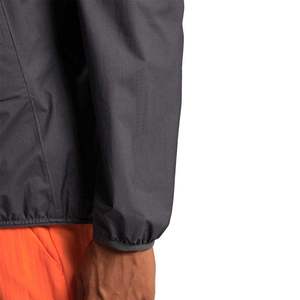 INDEX <b>Men's</b> Hooded Windproof Sporty <b>Jacket</b> Full Sleeve Solid Color Lightweight Polyester Zipper <b>Fly</b> Autumn Wear - Product Image 5