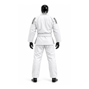 Kimono BJJ blanc 100% coton, coupe classique, durable, unisexe, adulte, uniforme d'arts martiaux, tissage perlé, coton léger, arts martiaux - Product Image 6