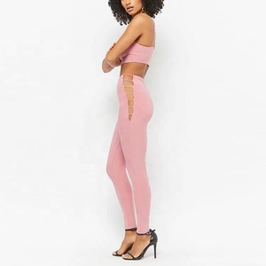 2023 alta calidad personalizado XXL de talla grande entrenamiento atlético gimnasio desgaste 2 piezas Sujetador deportivo Leggings Yoga conjunto logotipo personalizado transpirable - Product Image 3