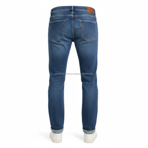 กางเกงชิโน่ทรงสลิมฟิตสำหรับผู้ชาย เอวกลาง รับผลิตตามสั่ง ขายส่ง - Product Image 3