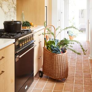 Sac d'école pour enfants fait main en rotin, prix fabricant, paniers à roulettes, paniers tissés pour poussettes - Product Image 2