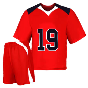 Uniforme de Lacrosse Profesional de Alta Calidad para Entrenamiento Deportivo Masculino, Jersey Estampado con Cuello en V y Pantalones Cortos, Uniforme de Lacrosse para Hombre - Product Image 3
