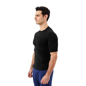 Camiseta de Compresión de Manga Corta Raglán Personalizada para Hombre, Secado Rápido, para Gimnasio y Fitness, con Compresión Térmica, MOQ Bajo, 100% Algodón - Product Image 2