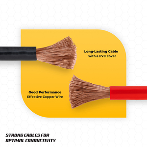 ROADPOWER Heavy Duty Booster Cable 3000A 16ft 99.9% Copper Safe Strong Reliable For <b>Cars</b> Trucks And SUVs - Product Image 5