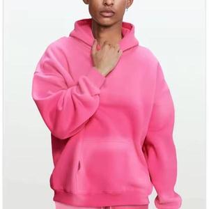 Sweat à capuche brodé pour homme, personnalisable, de haute qualité, 100% coton, en tissu éponge français, écologique, surdimensionné, vintage, effet délavé soleil - Product Image 5