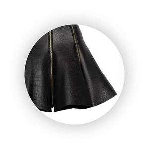 Nouvelle jupe en cuir vintage taille haute pour femme, respirante, écologique, confortable, mi-longue, anti-plis, séchage rapide - Product Image 5