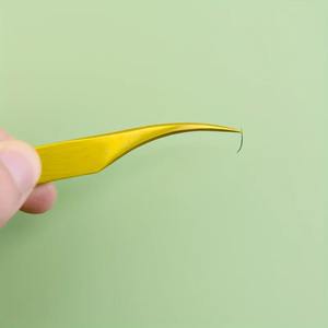 Stainless Steel <b>Eyelash</b> Tweezers Set High Precision Lash <b>Curlers</b>, Transplant Eyebrow Tools for Beginners Beauty Tools - Product Image 5