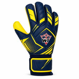 Premium Leather Soccer Goalkeeper <b>Gloves</b> Breathable Finger Protection Durable <b>Grip</b> Palm Secure Wrist Closure Club Training Match - Product Image 1