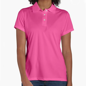 เสื้อยืดแขนสั้นวินเทจคุณภาพสูงสำหรับผู้หญิง ผ้าฝ้าย 100% เป็นมิตรกับสิ่งแวดล้อม แห้งเร็ว เหมาะสำหรับการฝึกซ้อมกอล์ฟ พร้อมโลโก้ - Product Image 1