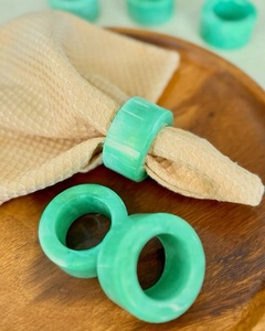 Porte-serviettes en résine de qualité supérieure, modernes et luxueux, en vrac, colorés, accessoires de décoration de table pour anniversaires - Product Image 4