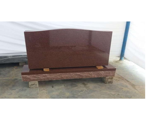 Handcrafted Granite Tombstone European Style Traditional Memorial Monument for Cemetery Burial Grounds Durable Weather Resistant - Product Image 1