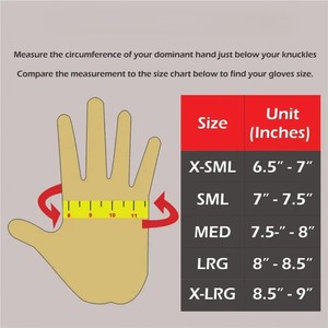 <b>Weight</b> Lifting <b>Training</b> Heated Breathable Gym <b>Gloves</b> Black - Product Image 6