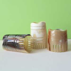 Rodillo de Masaje de Cuerno de Búfalo Natural Hecho a Mano, Ayuda a Suavizar la Piel y a la Circulación Sanguínea, Peine de Cuerno para Masaje, Herramientas de Masaje, Herramientas Corporales - Product Image 1