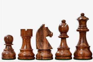 Piezas de ajedrez inspiradas en el torneo Queens Gambit, de madera de Sheesham, Rey de 3.75 pulgadas, al mejor precio - Product Image 4