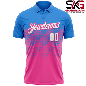 เสื้อโปโลแบบไล่เฉดสีสำหรับกีฬา  ชุดยูนิฟอร์มทีมแบบกำหนดเองได้  เสื้อกีฬาแขนสั้นสำหรับกอล์ฟ โบว์ลิ่ง เทนนิส - Product Image 2