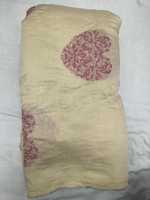 Tissu en soie Chanderi MulL avec broderie multicolore pour vêtements ethniques féminins, poids moyen, 44 pouces, 75 GSM, tissé en Inde