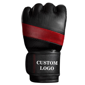 Top Trending Waterproof Professional Half Finger Adjustable Leather MMA <b>Gloves</b> Anti Slip Easy Wash New Arrival Soft - Product Image 2