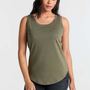 Wholesale Fashion <b>Ladies</b> Solid <b>Vests</b> Sleeveless Casual Women Tank <b>Top</b> Fitness Wear Women Tank <b>Top</b> - Product Image 1