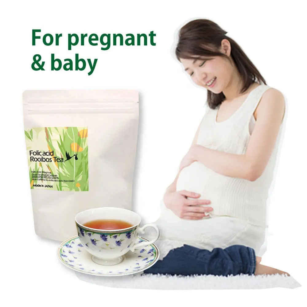 Voedingssupplement Foliumzuur Voor Moeder Zwangere Vrouw Cafeïnevrije Schoonheid Gezondheid Product Rooibos Thee Drinken Made In Japan Oem