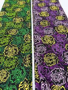 Tela africana de alta calidad con estampado de cera y algodón Ankara con patrones culturales vibrantes, 120 g/m², para ropa y manualidades, Kenia - Product Image 4