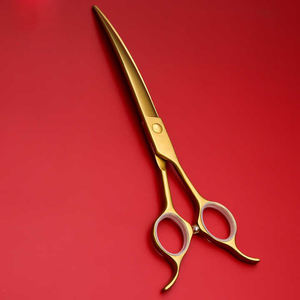 Stainless Steel Custom Curved <b>Scissors</b> Professional Pet Grooming <b>Scissor</b> - Product Image 2