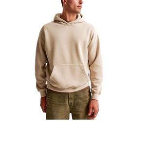 Sweat-shirts surdimensionnés décontractés pour hommes avec logo personnalisé Sweat à capuche tricoté GSM vierge Fabrication directe en usine De BD - Product Image 6