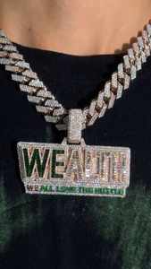 Collar con Colgante de Nombre Personalizado Unisex con Moissanita Verde Baguette, Estilo Hip-Hop para Hombre, Joyería de Diamantes, Regalo Único y Perfecto - Product Image 6