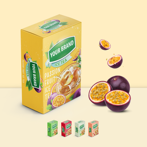 Cajas de Papel Dúplex para Té Instantáneo de Alta Calidad con Logotipo y Diseño Personalizados, Caja de Empaque para Té de Frutas en Polvo, Kombucha, Té de Jengibre - Product Image 6