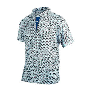 Chemises polo pour hommes élégantes en coton léger, coupe confortable pour le bureau, les occasions décontractées et les activités quotidiennes - Product Image 1
