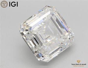Diamante Premium de 3.51 Quilates, Color F, Claridad VS1, con Certificado IGI, Cultivado en Laboratorio CVD, Corte Asscher, Listo para Diseño Personalizado - Product Image 5