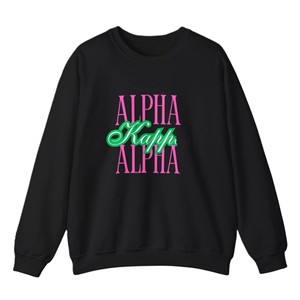 Sudadera de Mujer AKA, Color Rosa Salmón, Cuello Redondo, Manga Larga, Estampado de Letras, 100% Algodón, Tejido de Felpa, Ropa de Invierno - Product Image 3