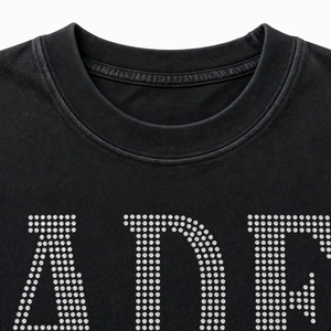 T-shirt pour homme, noir, vintage, imprimé graphique délavé, manches courtes, col rond, streetwear - Product Image 4