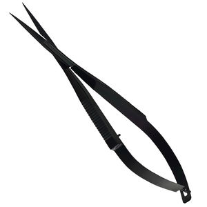 Tijeras para cejas de color negro plasma, antideslizantes, duraderas, ligeras, de primera calidad, fáciles de usar, tijeras de belleza multiusos - Product Image 1