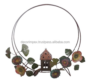 Guirnalda colorida personalizada hecha a mano precio al por mayor marcos modernos decoración del hogar guirnalda navideña hojas guirnalda navideña - Product Image 2