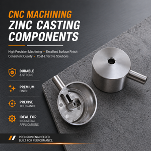 Componentes de fundición de zinc mecanizados por CNC - Product Image 3