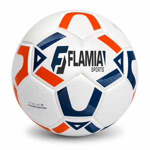 Balón de Fútbol Flamia Sports Talla 5, Impresión Serigráfica, Duradero, Alta Retención de Aire, Cámara de Butilo, Estilo con Logotipo, Para Todo Clima - Product Image 1