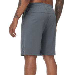 2026 Hot Sale Men's Summer Sporty Solid Sports Shorts Breathable Quick-Drying Loose Running <b>Elastic</b> Waist Beach Casual Style - Product Image 3