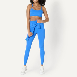 Soutien-gorge de sport sans couture bleu roi à maintien léger pour femme, idéal pour le yoga – Vente en gros de vêtements - Product Image 5