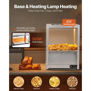 Scaldavivande Commerciale per Nachos da 85QT con Controllo Automatico della Temperatura e Luce di Riscaldamento - Product Image 2