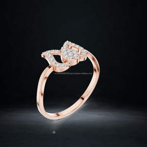 Eterna Bands Bague tendance en plaqué or 14 carats pour femmes au design unique, réglable, bijoux de haute qualité pour le quotidien et - Product Image 1