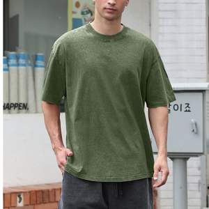 Camiseta Personalizada para Hombre, Estilo Vintage, Lavado Ácido, 100% Algodón, Talla Grande, con Estampado Gráfico - Product Image 3