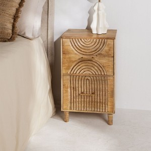 Mesa de Noche Vandana Arion Arista de Madera de Mango - Product Image 1