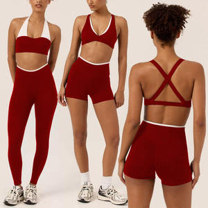 Private Label Women's Outfit Plus Size Gym Women Active Set High Quality Custom Athletic Wear Womens Fitness Apparel - Product Image 1
