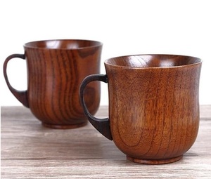 แก้วไม้รักษ์โลก ทำมือจากไม้ธรรมชาติ สำหรับกาแฟ ชา นม น้ำผลไม้ ภาชนะดื่มสไตล์เรียบง่าย คุณภาพดีเยี่ยม - Product Image 4