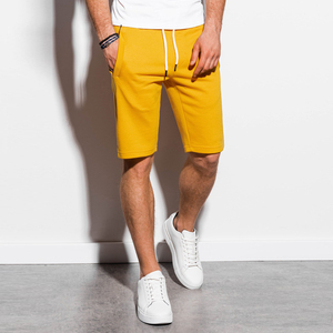 Lightweight Solid Casual Streetwear Sweat Short 360 Grams Woolen 100% Cotton Breathable <b>Windproof</b> Soft Elastic Waist OEM Private - Product Image 1