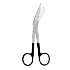 Lister Bandage Scissors 5.5'' Stainless Steel – Surgical <b>Instruments</b> Supercut Black Handle OEM Manufacturer - Product Image 2